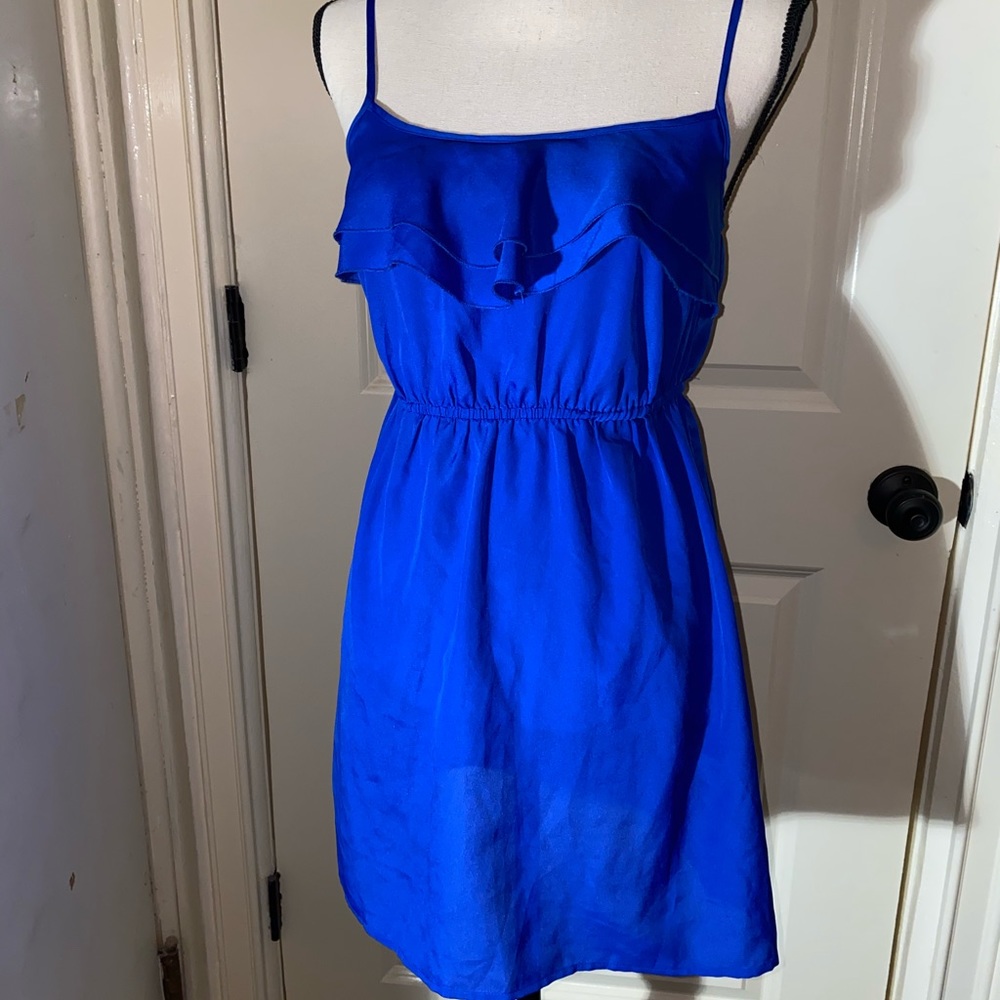 Cobalt blue mini dress!
